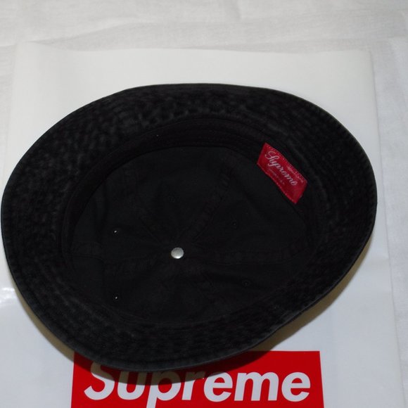 Supreme Washed Velvet Bell Hat Black M/L